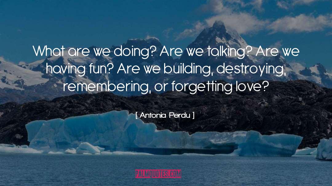 What Are We quotes by Antonia Perdu