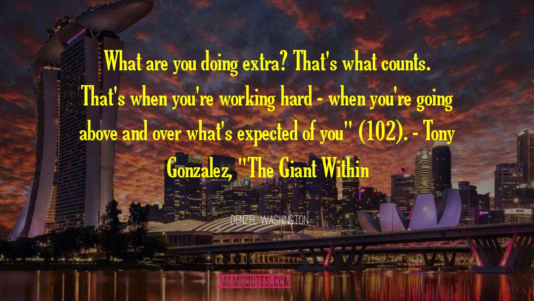 What Are You Doing Today quotes by Denzel Washington