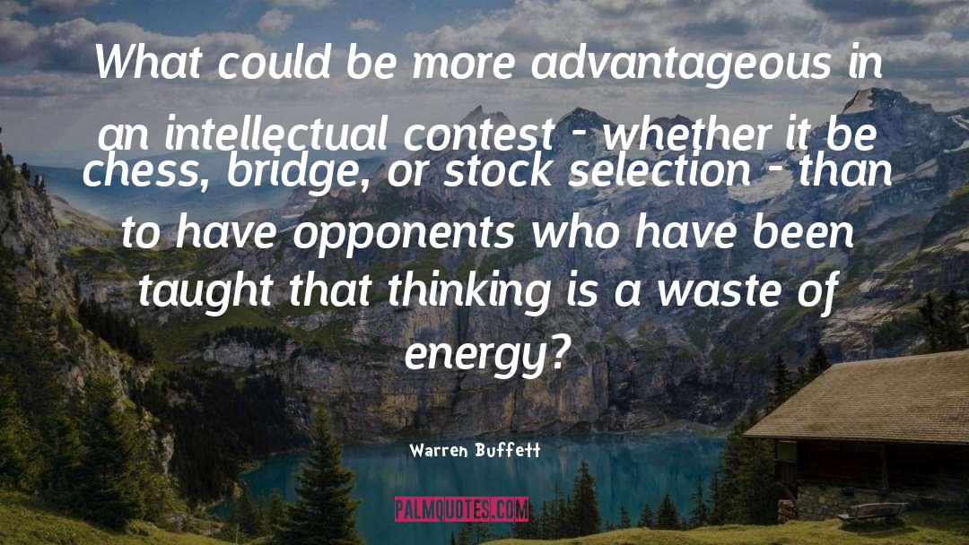 What Could Be quotes by Warren Buffett