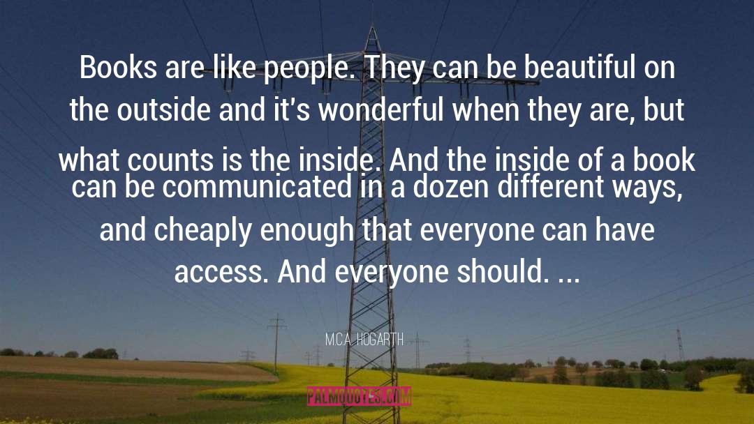 What Counts quotes by M.C.A. Hogarth