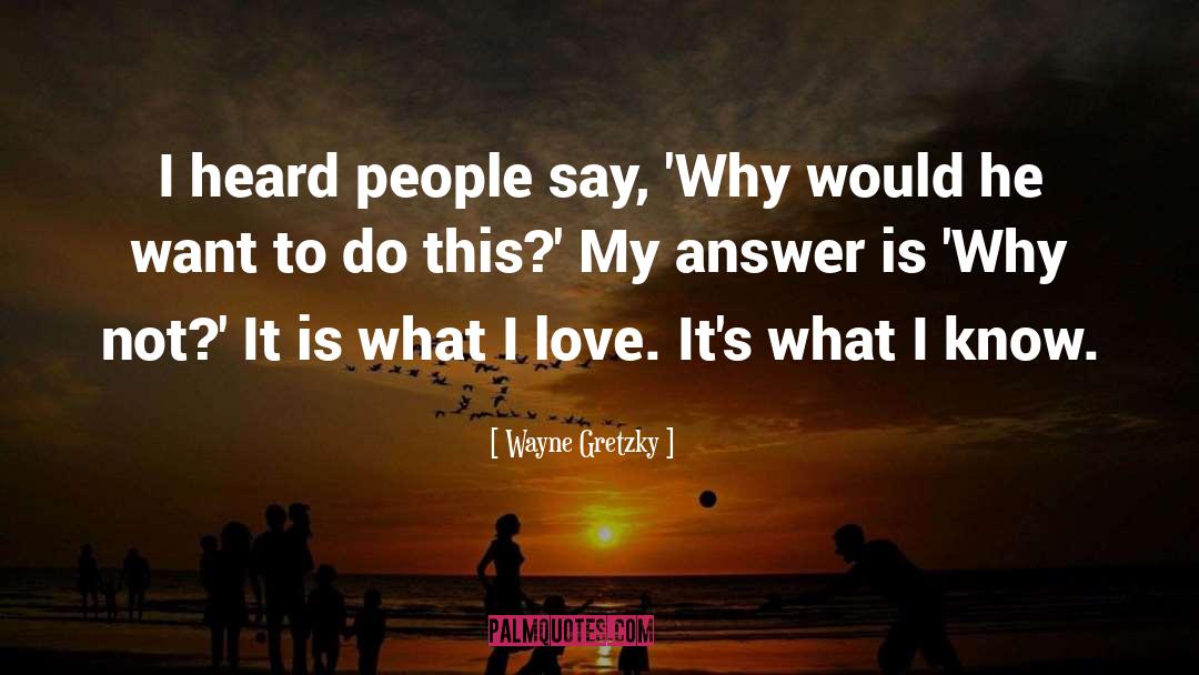 What I Know quotes by Wayne Gretzky