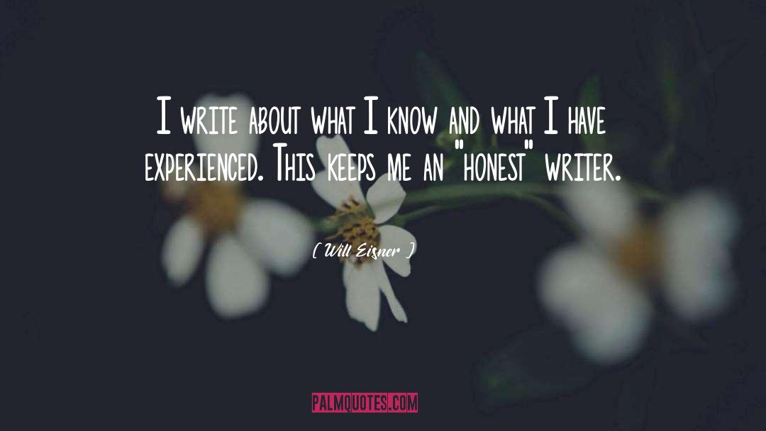 What I Know quotes by Will Eisner