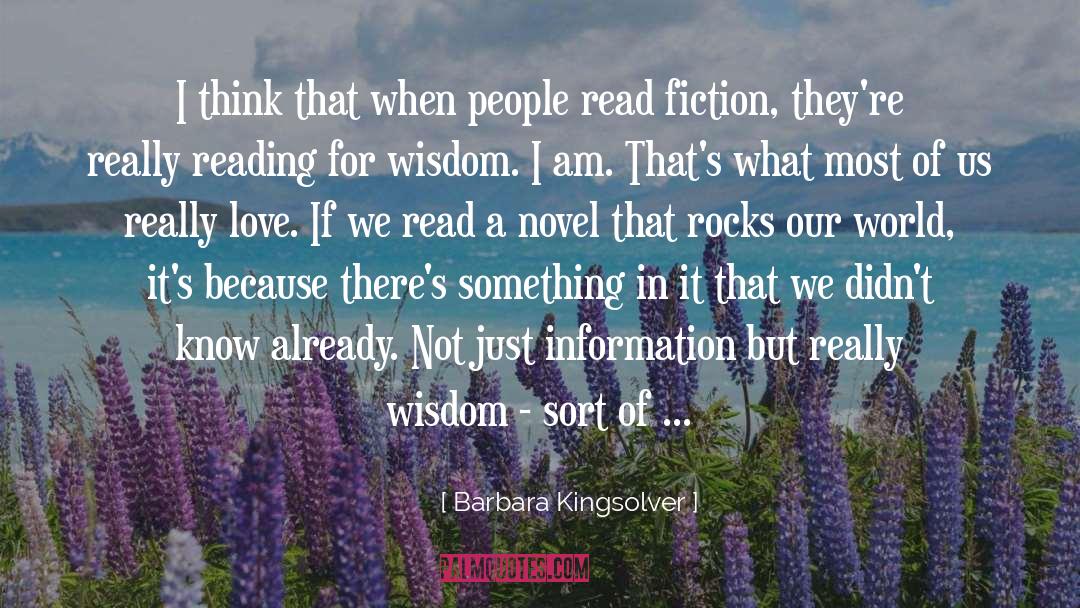 What I Love Most quotes by Barbara Kingsolver