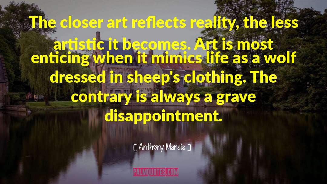 What Is Art quotes by Anthony Marais