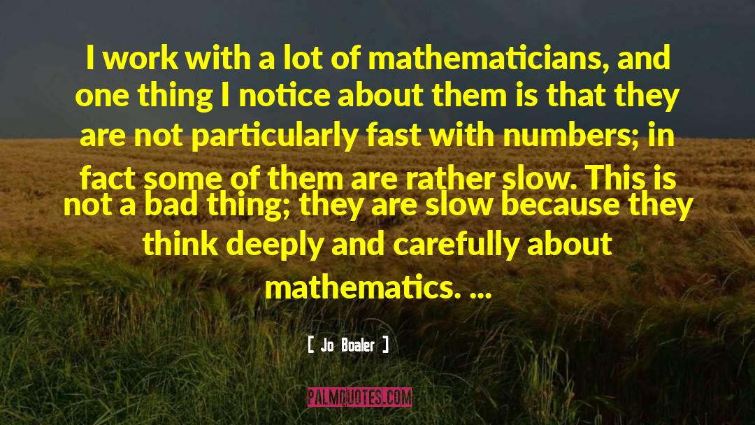 What Is Fact quotes by Jo Boaler