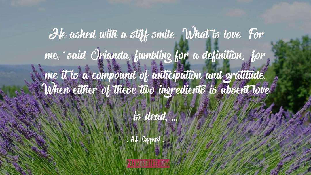 What Is Love quotes by A.E. Coppard