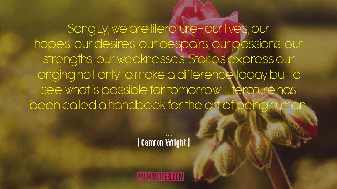 What Is Possible quotes by Camron Wright