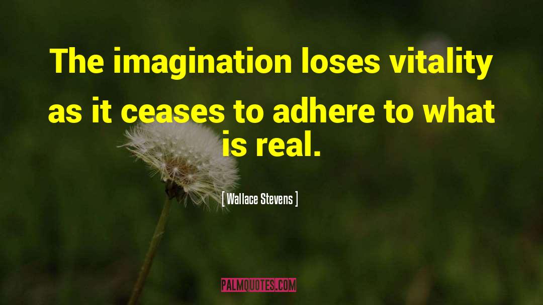 What Is Real quotes by Wallace Stevens