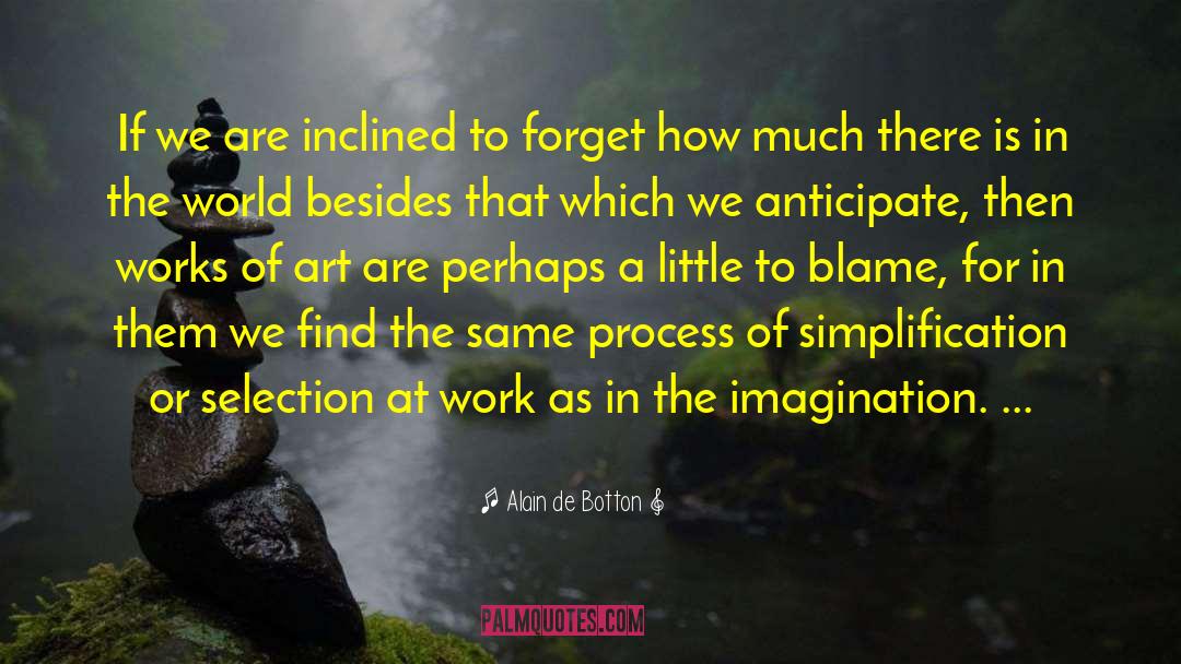 What Is The Imagination quotes by Alain De Botton