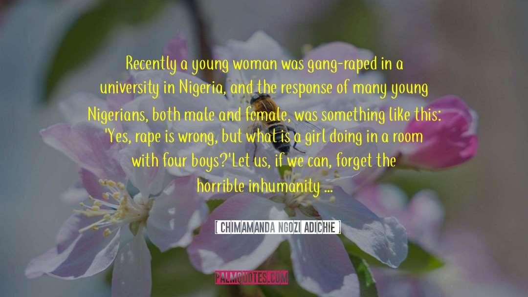What Is Wrong With The World quotes by Chimamanda Ngozi Adichie