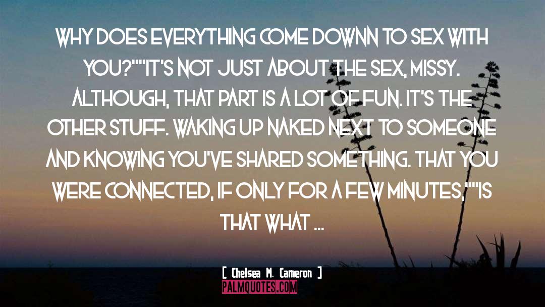 What Its Like quotes by Chelsea M. Cameron