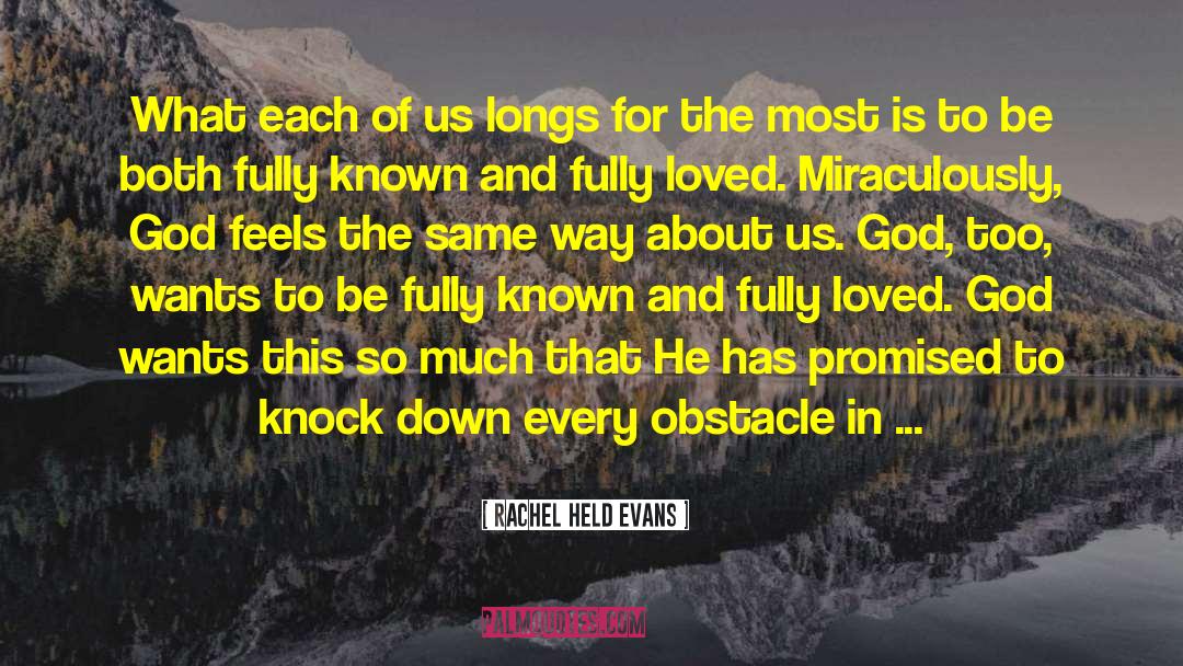 What Love Feels Like quotes by Rachel Held Evans