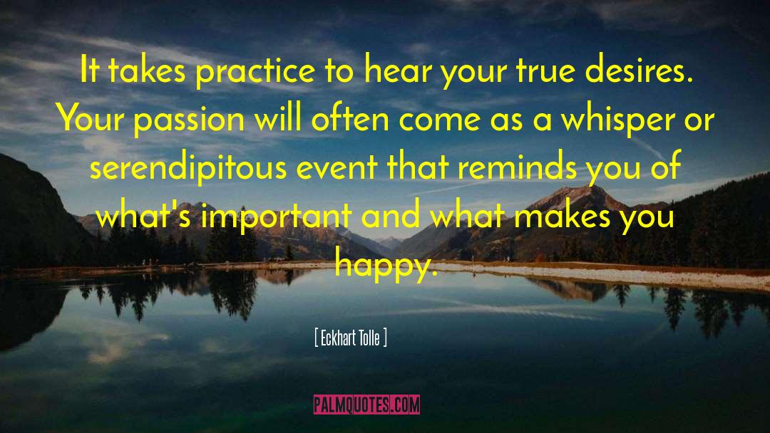 What Makes You Happy quotes by Eckhart Tolle