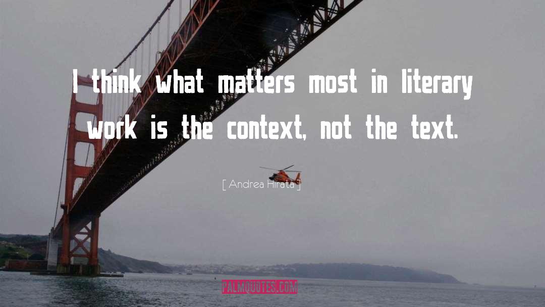 What Matters In Life quotes by Andrea Hirata