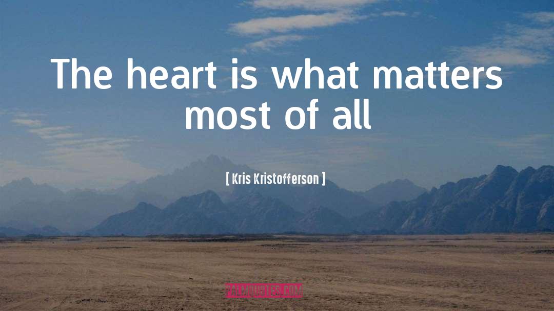 What Matters Most quotes by Kris Kristofferson