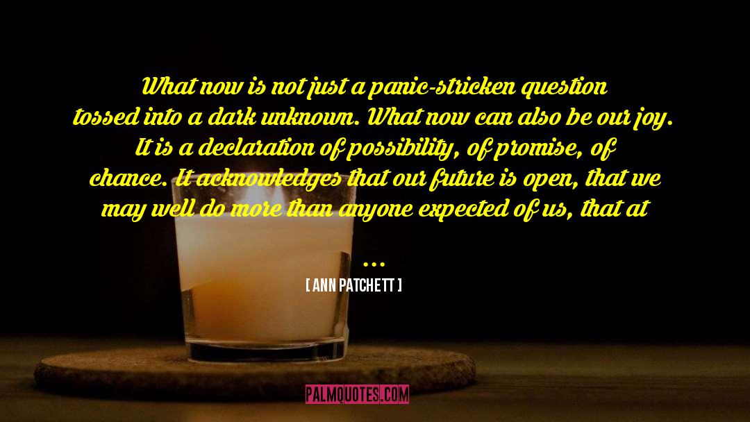 What Now quotes by Ann Patchett