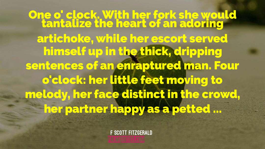 What O Clock quotes by F Scott Fitzgerald