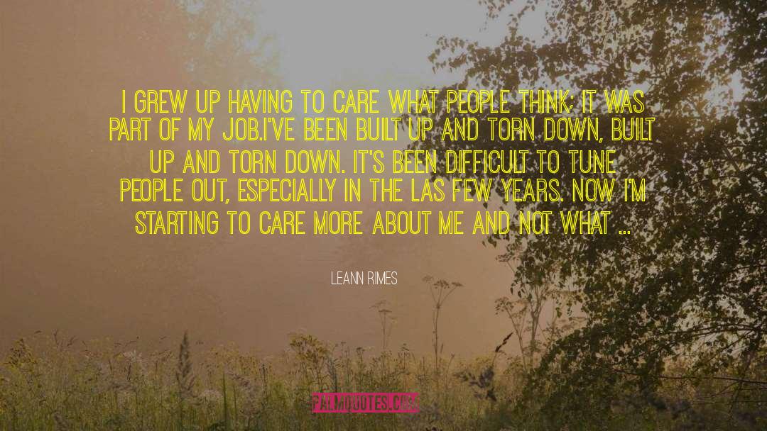 What People Think quotes by LeAnn Rimes