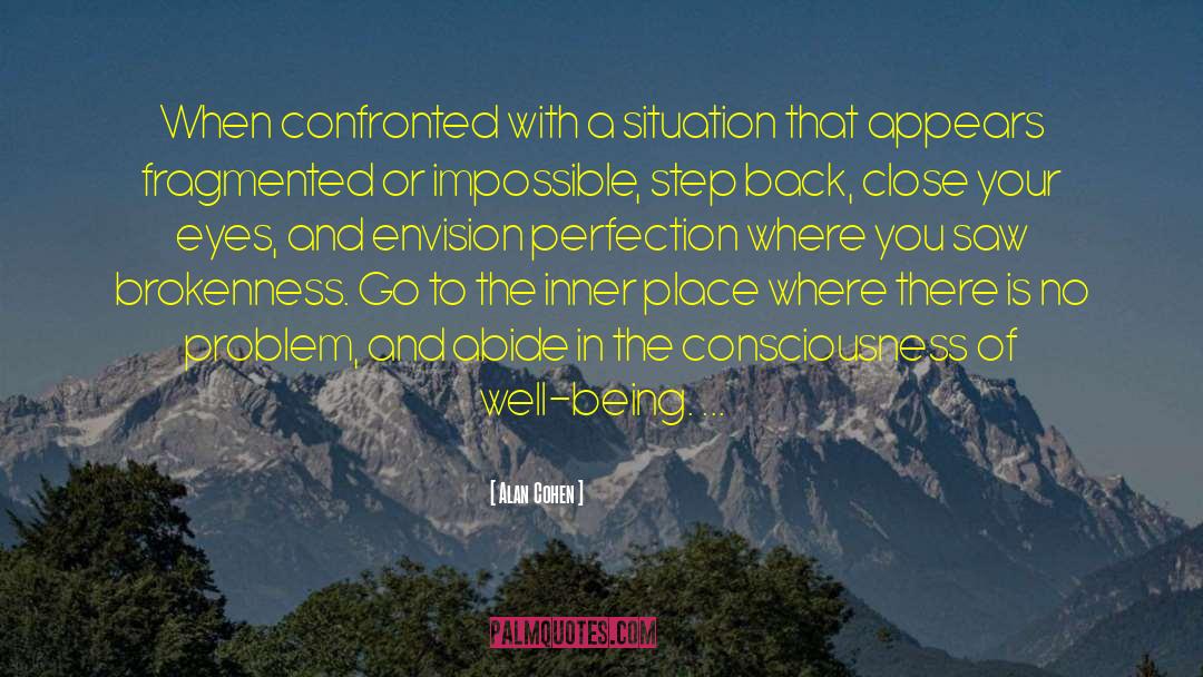 What Perfection Is quotes by Alan Cohen