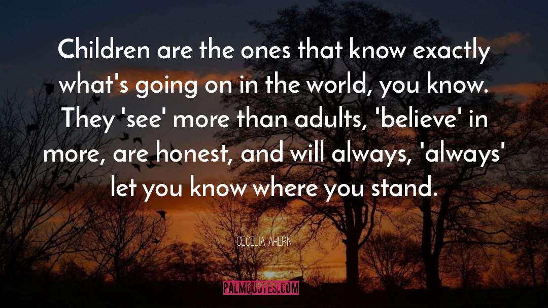 What S Going On In The World quotes by Cecelia Ahern