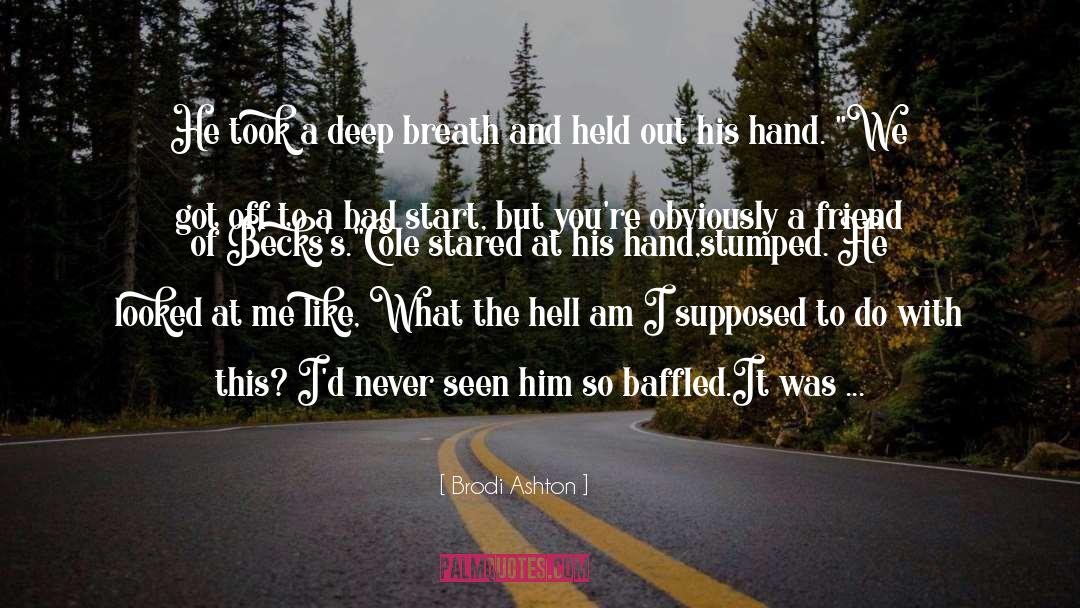 What The Hell quotes by Brodi Ashton