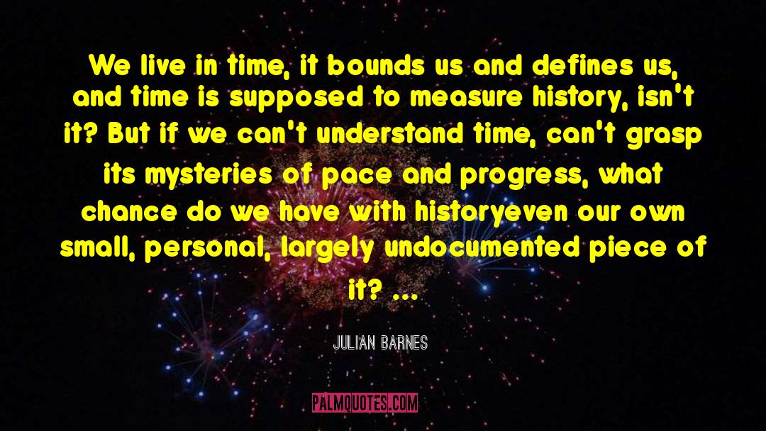 What We Do Defines Life quotes by Julian Barnes