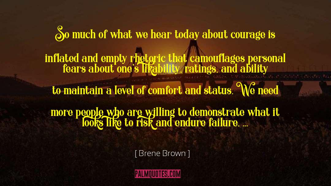 What We Hear quotes by Brene Brown