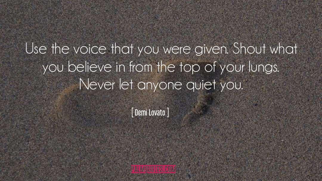 What You Believe quotes by Demi Lovato