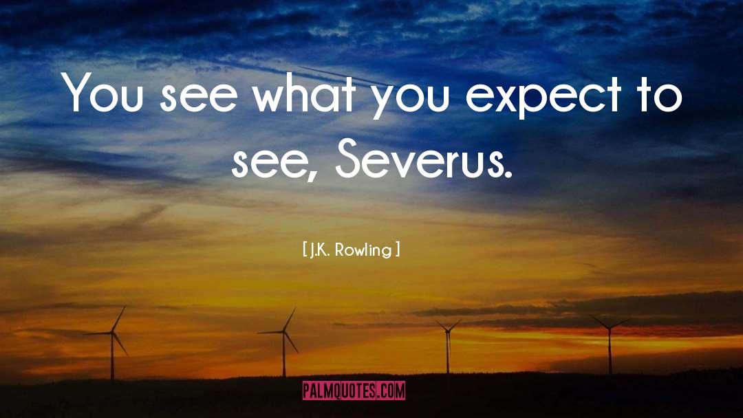 What You Expect quotes by J.K. Rowling