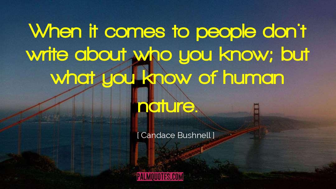 What You Know quotes by Candace Bushnell