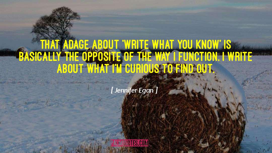 What You Know quotes by Jennifer Egan