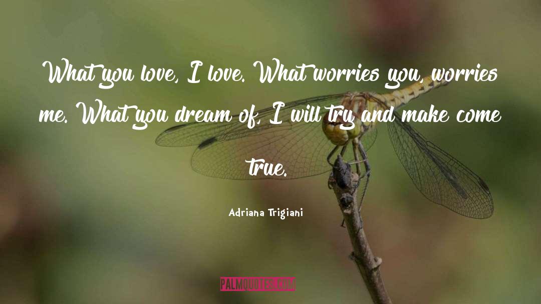 What You Love quotes by Adriana Trigiani