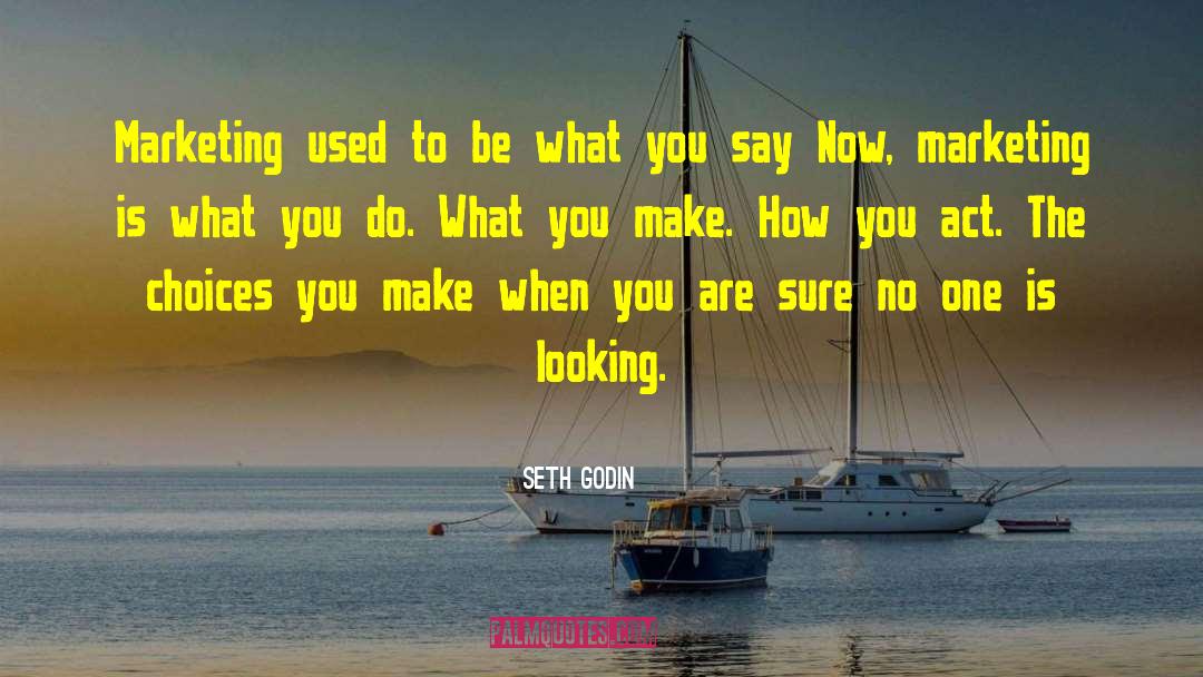 What You Say quotes by Seth Godin