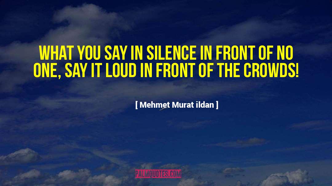 What You Say quotes by Mehmet Murat Ildan