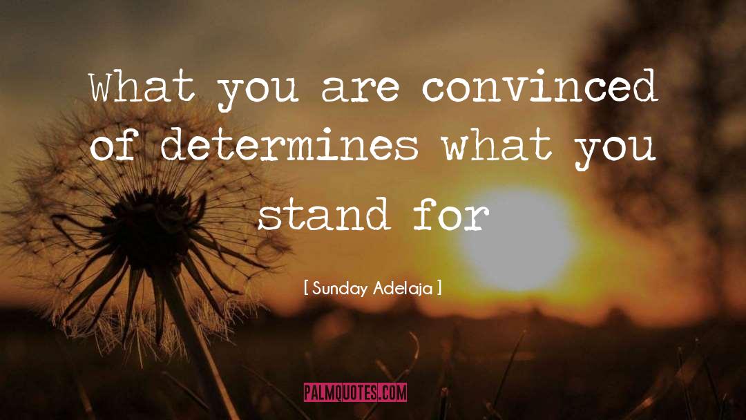 What You Stand For quotes by Sunday Adelaja