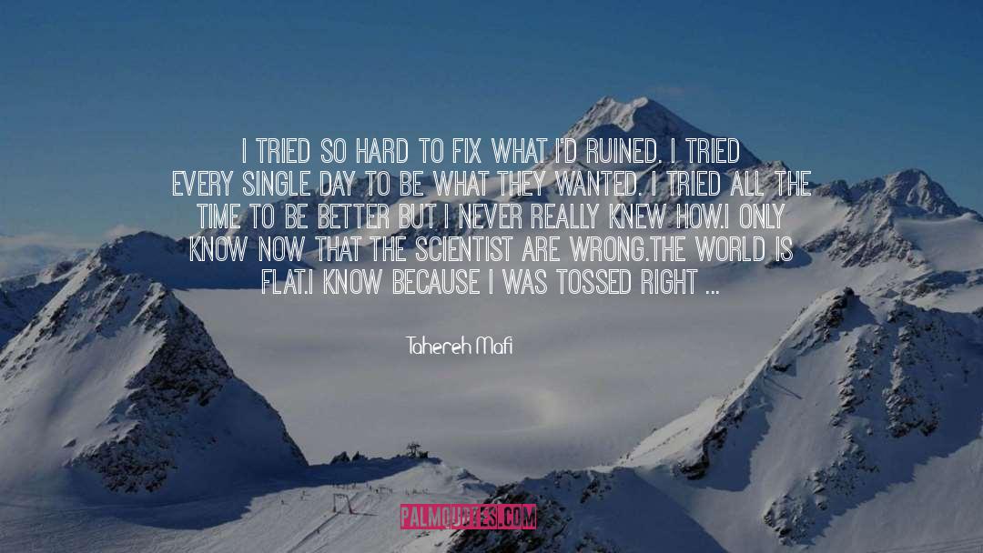 Whatever Happens Never Give Up quotes by Tahereh Mafi