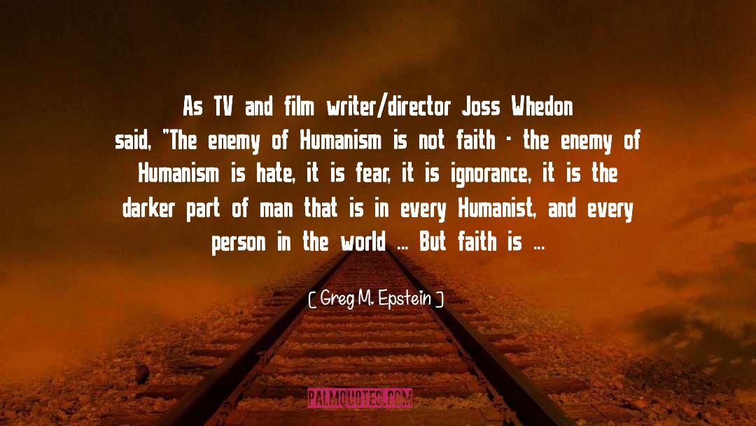 Whedon quotes by Greg M. Epstein
