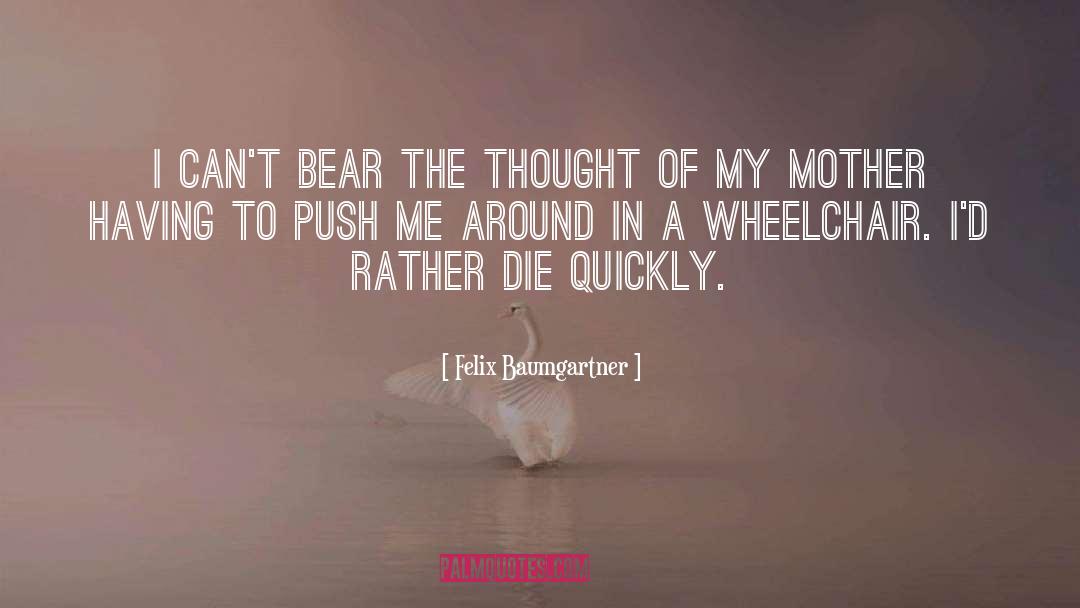 Wheelchair quotes by Felix Baumgartner