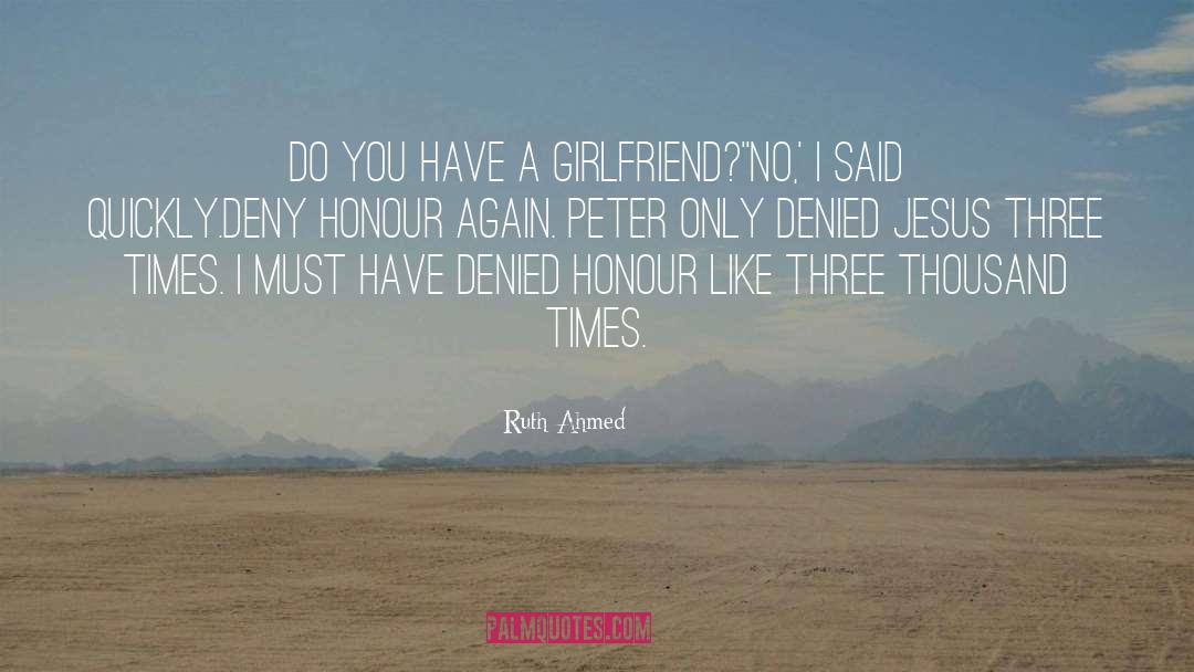 When Ali Met Honour quotes by Ruth Ahmed