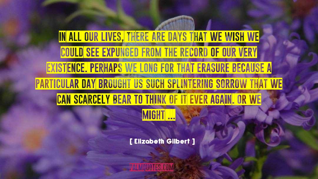 When Days Are Dark quotes by Elizabeth Gilbert