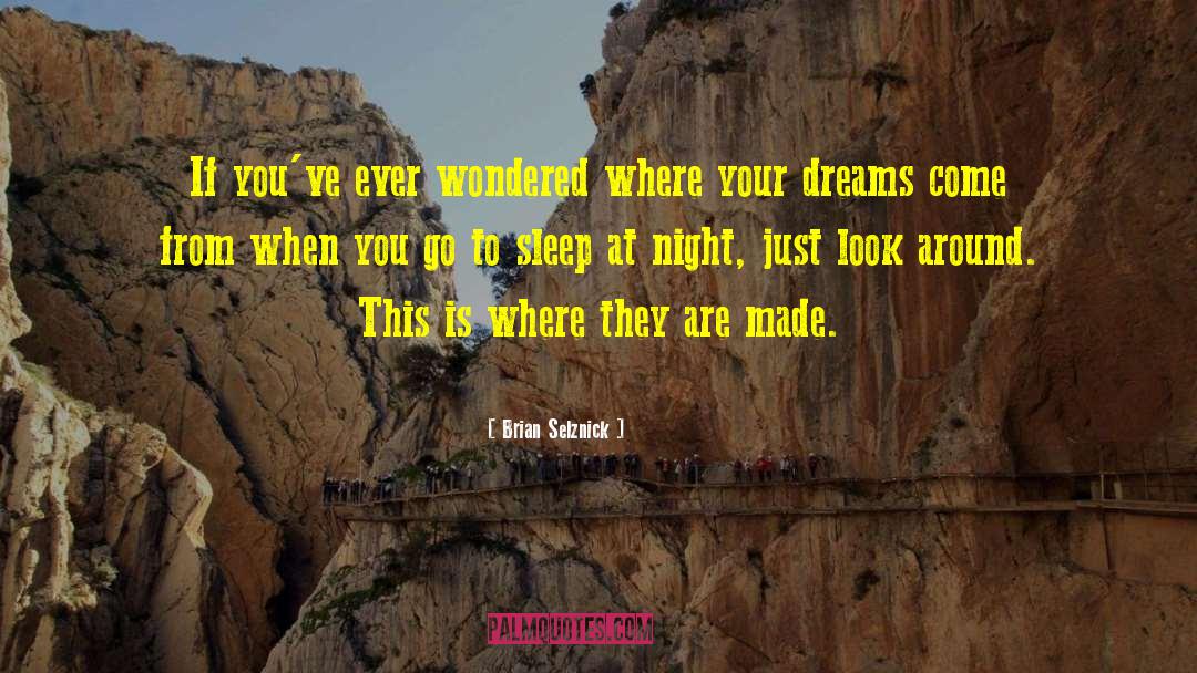 When Dreams Come True quotes by Brian Selznick