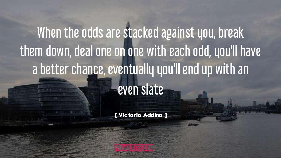 When Everything Is Against You quotes by Victoria Addino