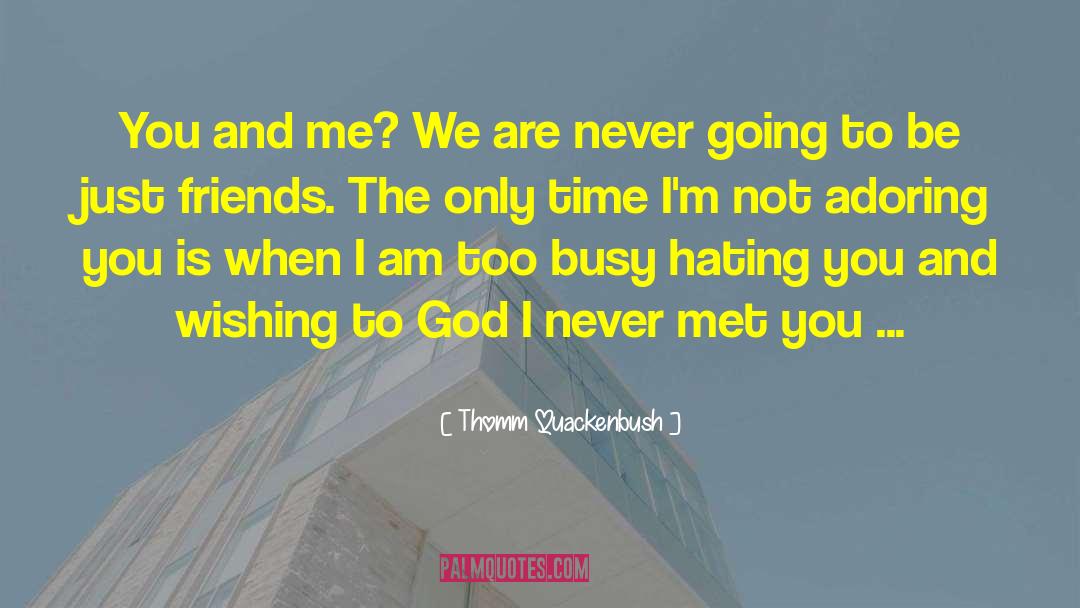 When I Am Alone quotes by Thomm Quackenbush