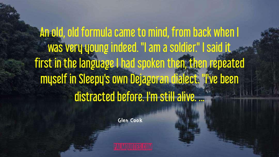When I Am Asked quotes by Glen Cook