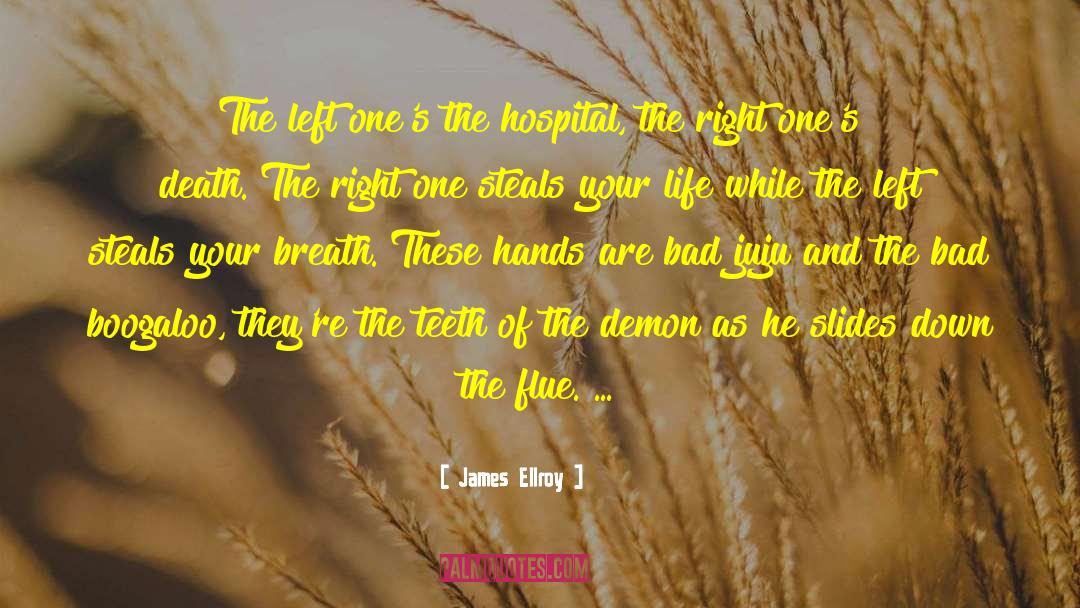 When Life Isnt Going Right Go Left Quote quotes by James Ellroy