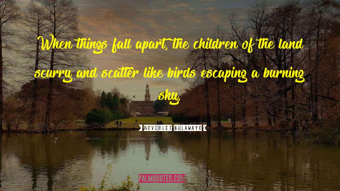 When Things Fall Apart quotes by NoViolet Bulawayo