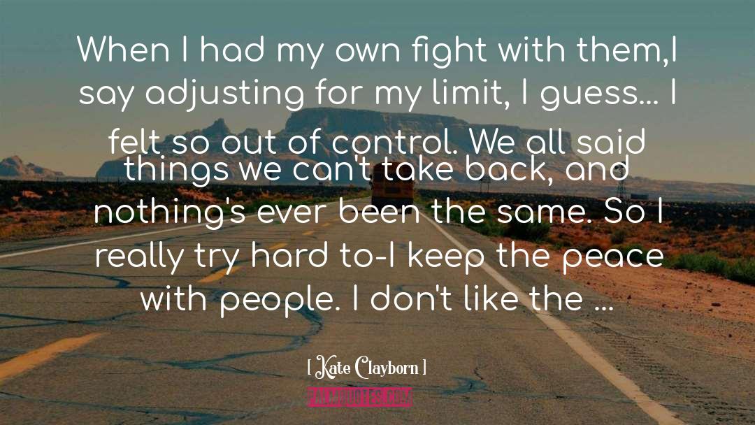 When We Fight Love quotes by Kate Clayborn