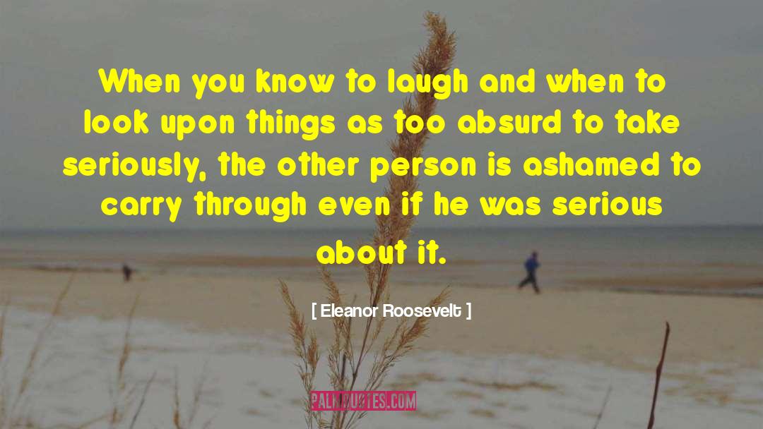 When You Know quotes by Eleanor Roosevelt