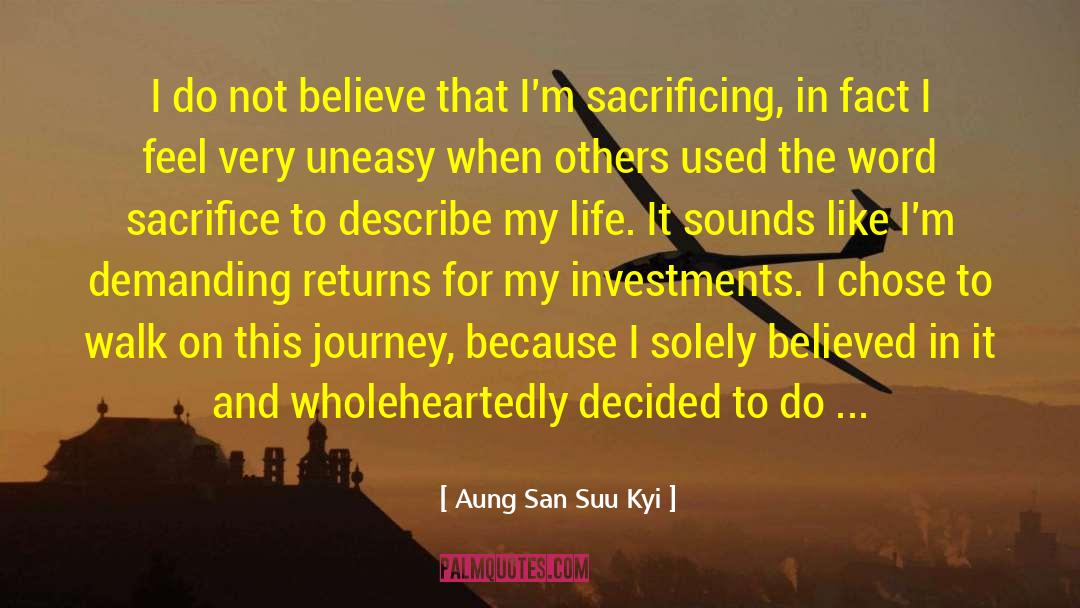 When Your Spirit Feels Uneasy quotes by Aung San Suu Kyi