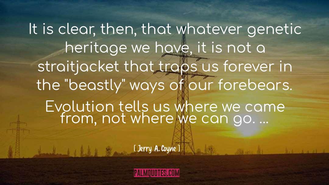 Where We Came quotes by Jerry A. Coyne